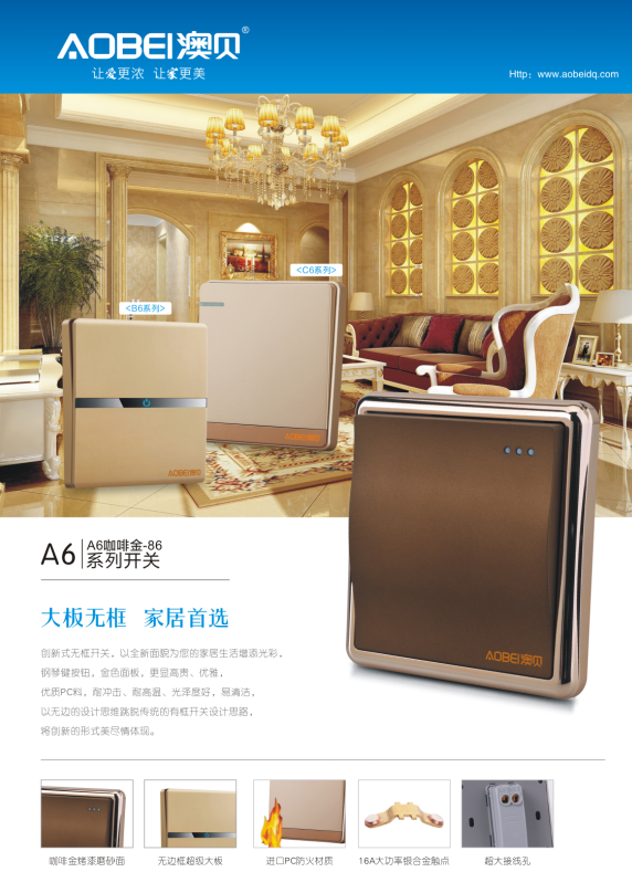 大板墻壁開關(guān)圖片/大板墻壁開關(guān)樣板圖 (2)