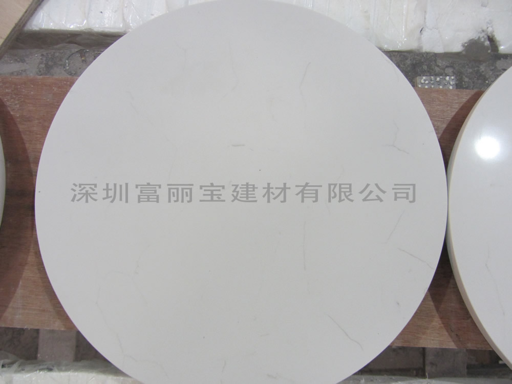 花紋石英石圓桌定制圖片