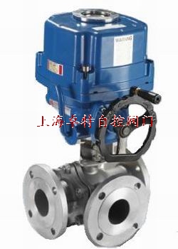 電動(dòng)三通法蘭球閥圖片/電動(dòng)三通法蘭球閥樣板圖 (3)