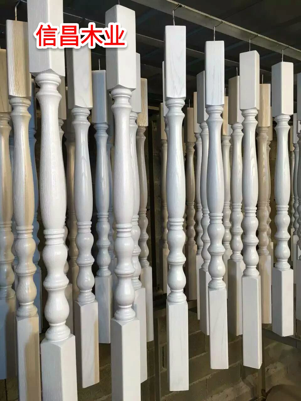 實(shí)木樓梯（巴花）信昌加工廠圖片/實(shí)木樓梯（巴花）信昌加工廠樣板圖 (4)