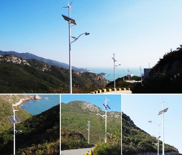 太陽能風光互補LED路燈圖片