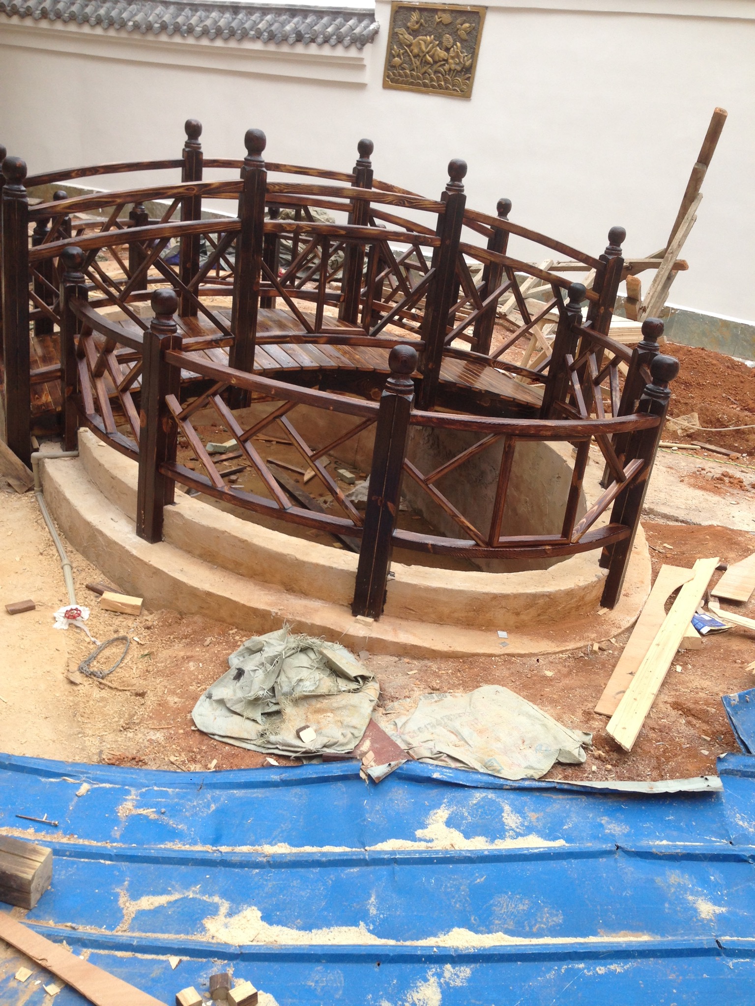 用于園林景觀的木橋護欄，貴州凱里防腐木木橋護欄價格，貴州凱里防腐木木橋護欄廠家直銷