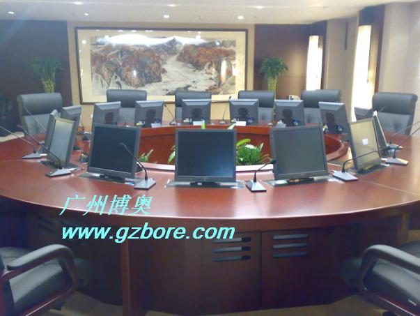 會議室專用液晶屏升降桌圖片/會議室專用液晶屏升降桌樣板圖 (3)