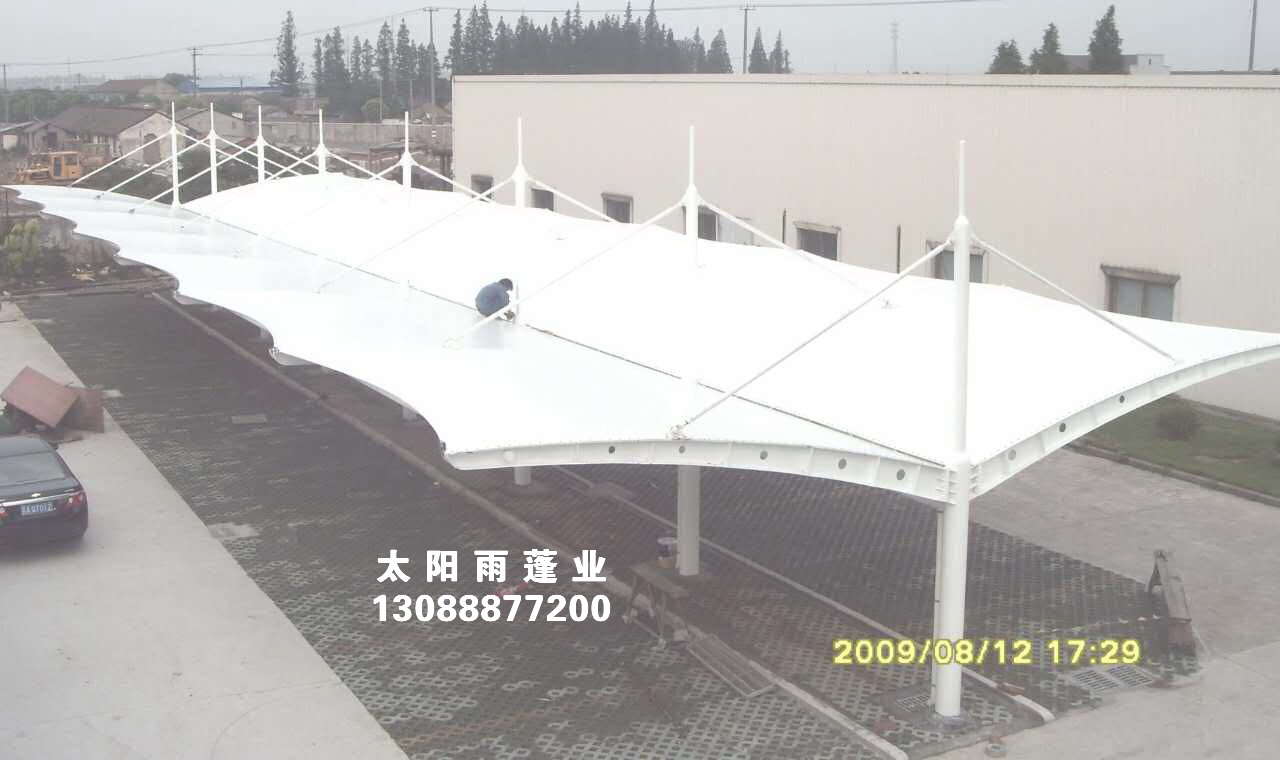 深圳停車棚圖片/深圳停車棚樣板圖 (4)