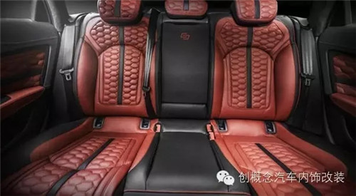 深圳創(chuàng)概念奧迪A6真皮座椅改裝圖片