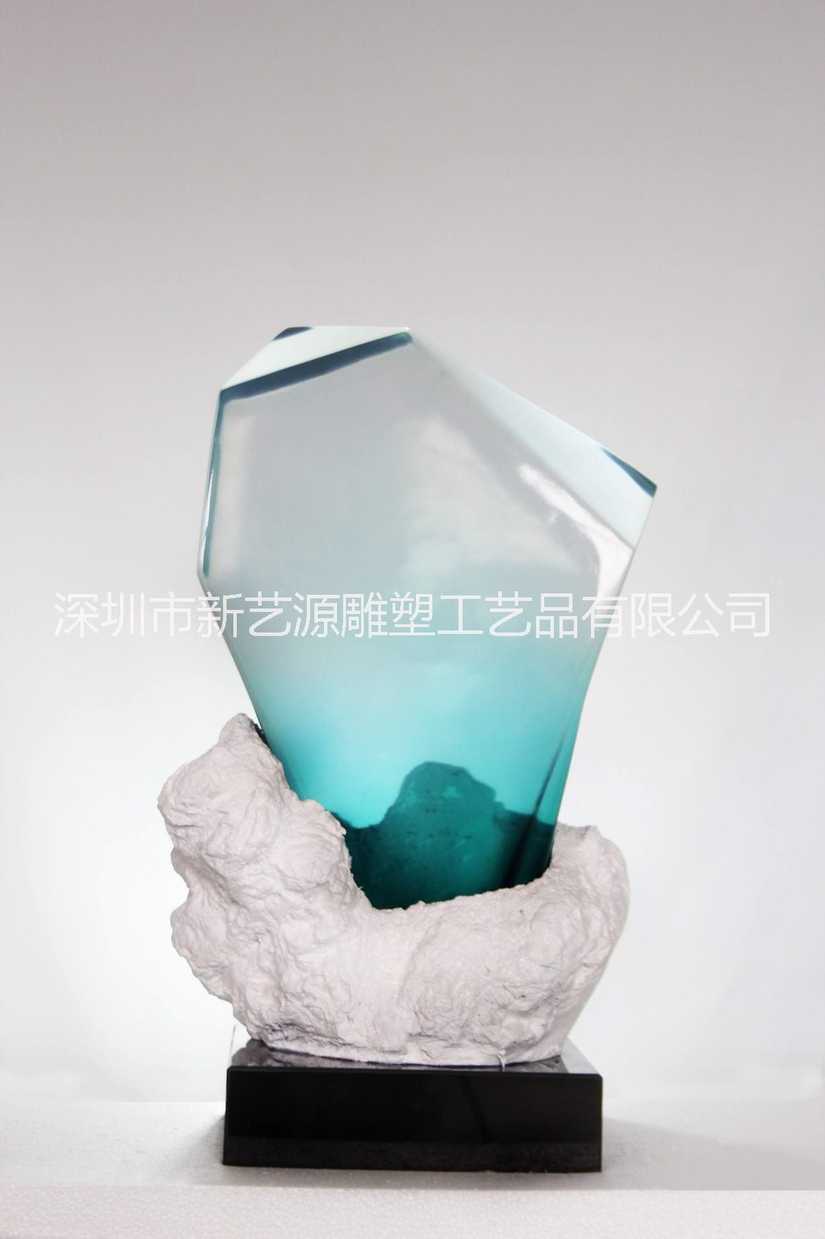 透明樹脂雕塑擺件圖片/透明樹脂雕塑擺件樣板圖 (2)
