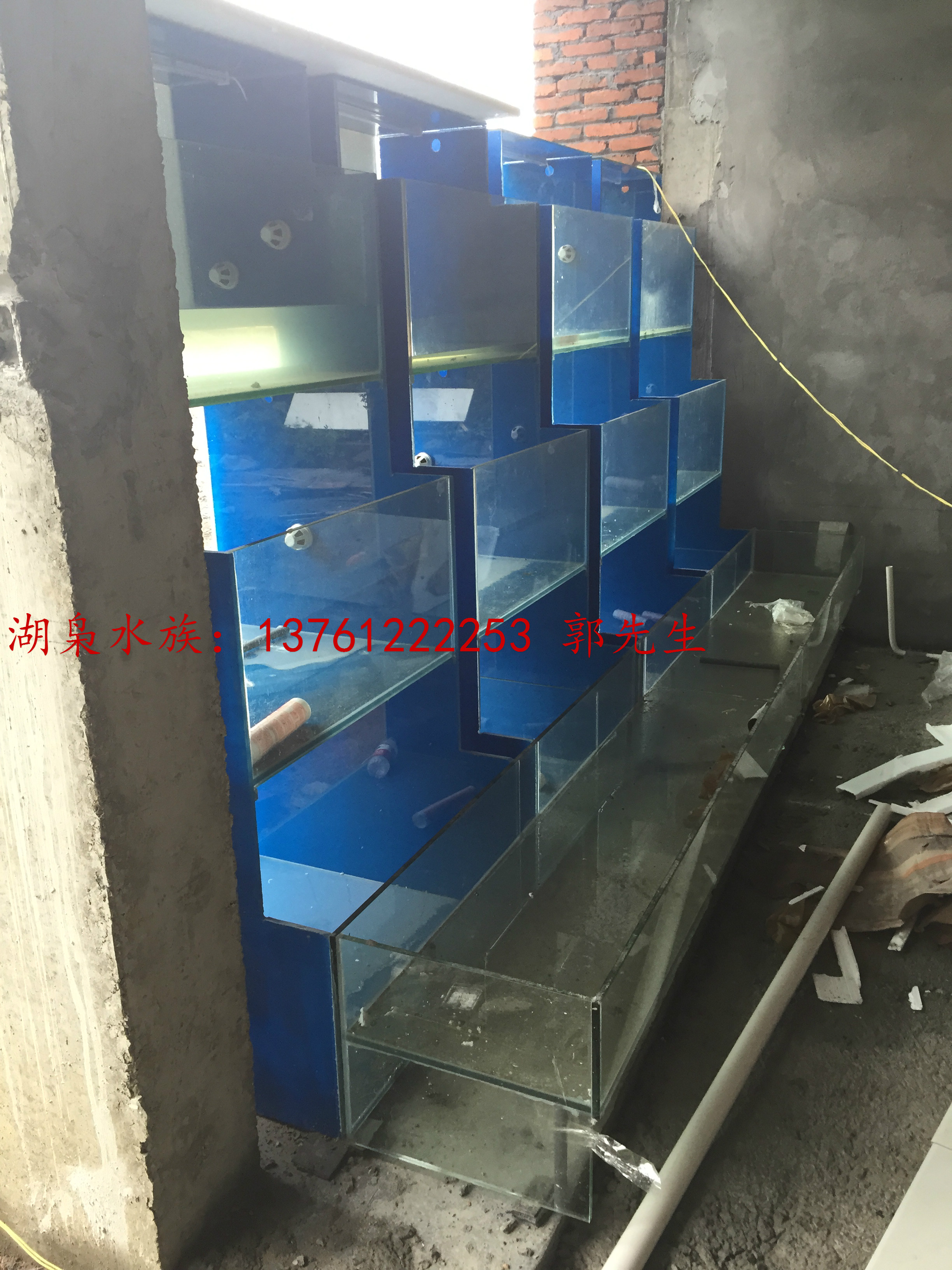 飯店海鮮池 江蘇飯店海鮮池定制 超市海鮮池定制