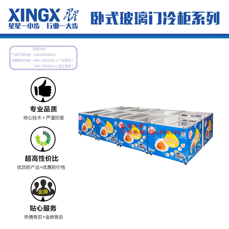 臥式玻璃門(mén)冷柜系列超市冷凍柜圖片/臥式玻璃門(mén)冷柜系列超市冷凍柜樣板圖 (2)