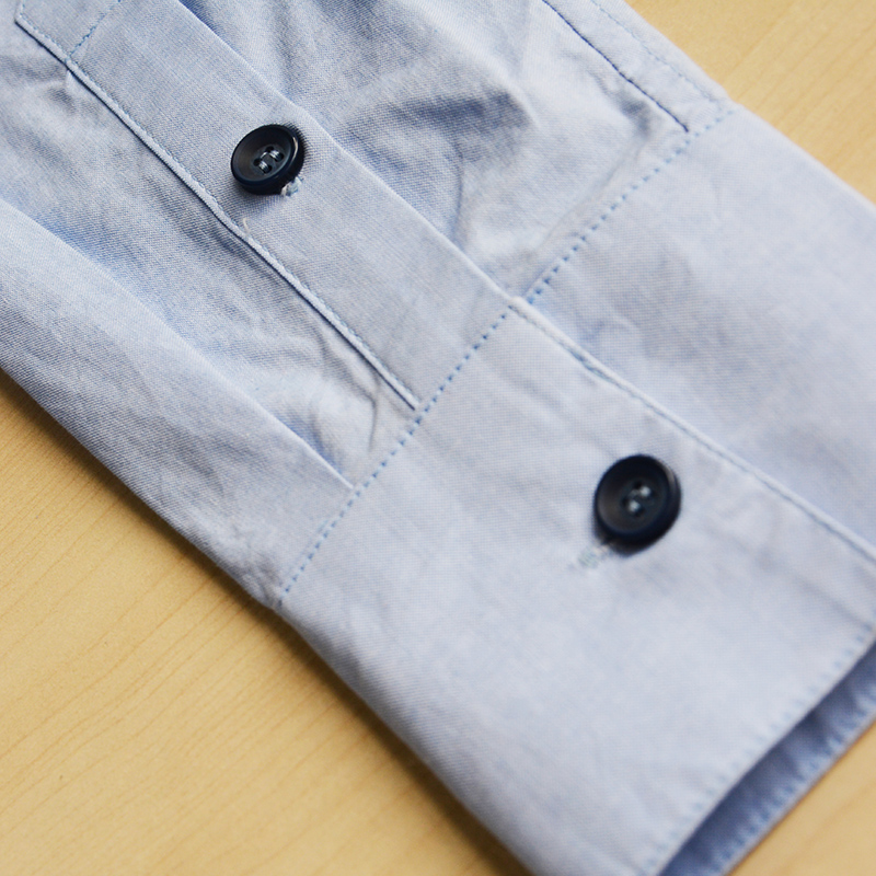 16新男士襯衫長袖商務(wù)卷純色休閑圖片/16新男士襯衫長袖商務(wù)卷純色休閑樣板圖 (4)