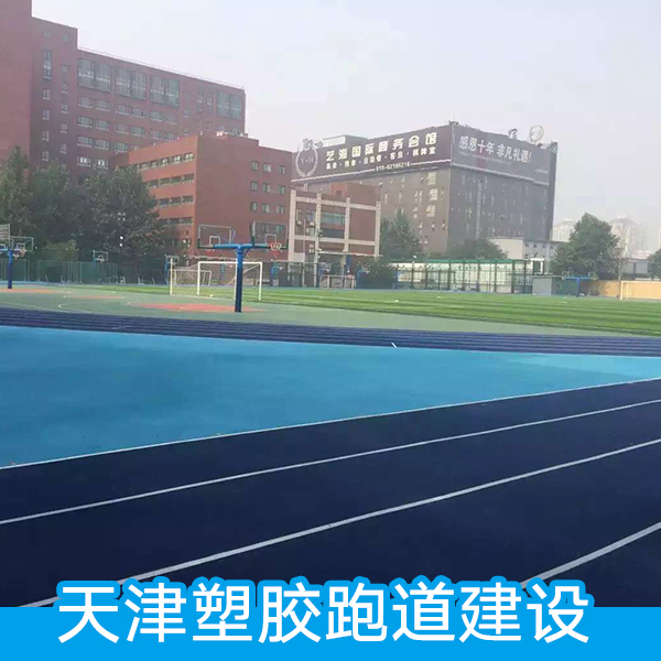 塑膠跑道建設(shè)圖片/塑膠跑道建設(shè)樣板圖 (2)