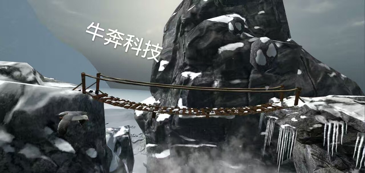 vr雪山吊橋設(shè)備租賃出售圖片