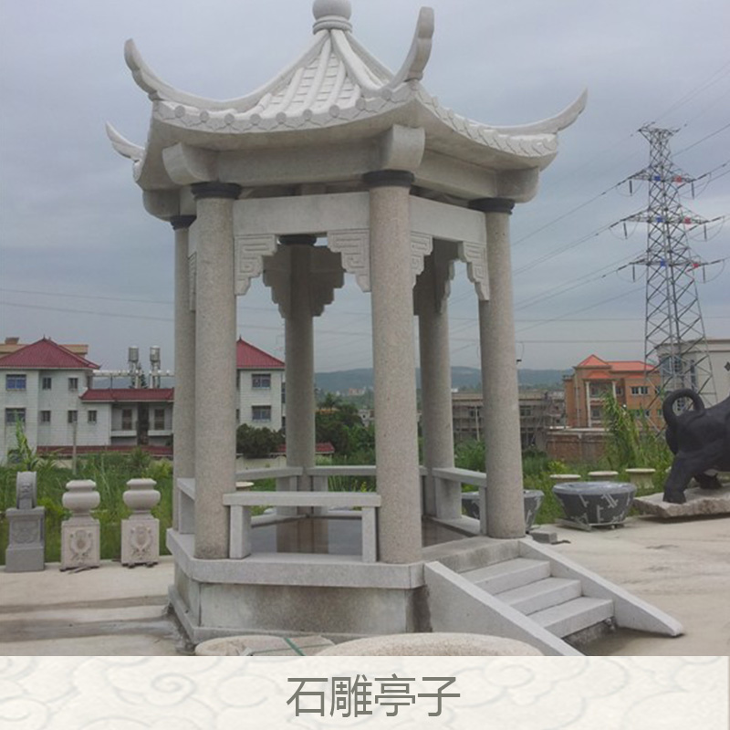 石雕亭子圖片/石雕亭子樣板圖 (2)