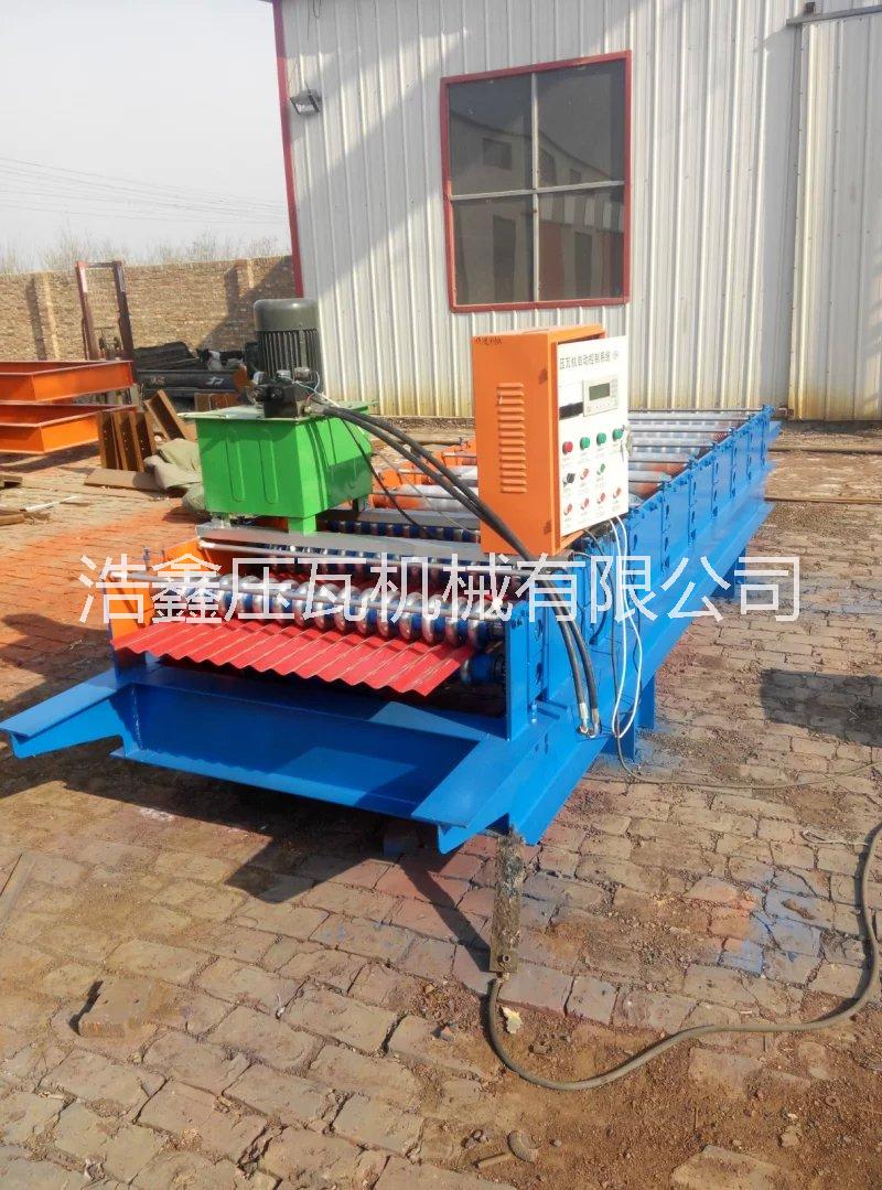 全自動(dòng)彩鋼壓瓦機(jī)圖片/全自動(dòng)彩鋼壓瓦機(jī)樣板圖 (3)