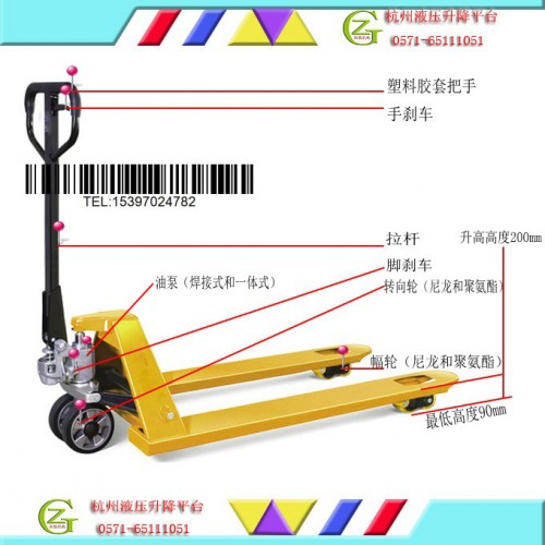 手動液壓搬運車 手動液壓搬運車，手動托盤搬運車
