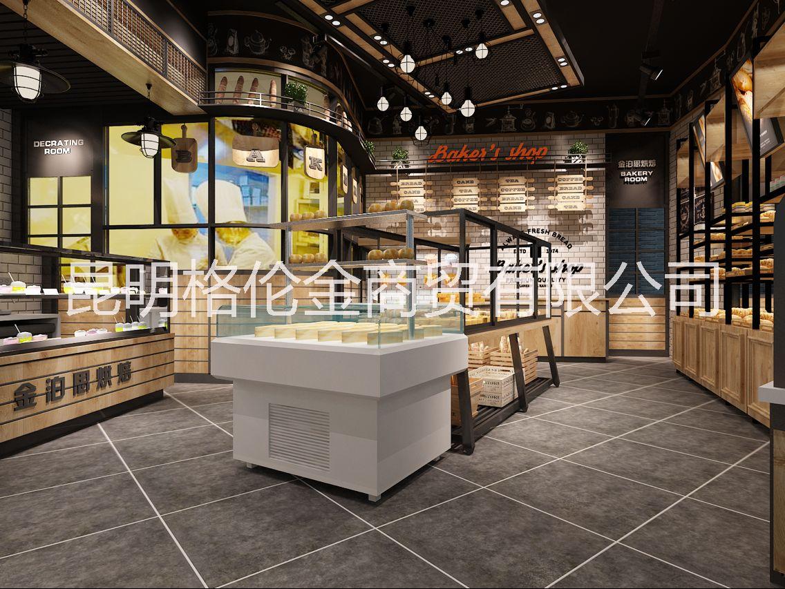 面包展示柜，蛋糕展示柜圖片/面包展示柜，蛋糕展示柜樣板圖 (3)