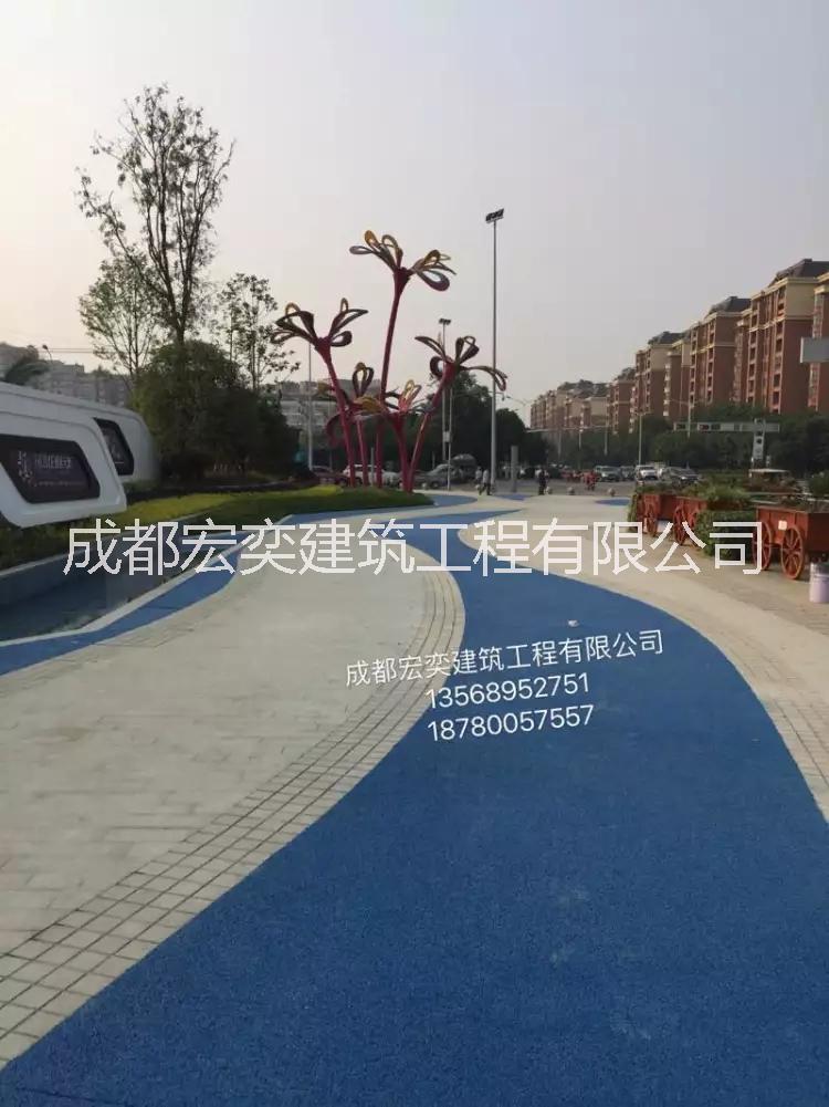 宏奕透水地坪材料供應(yīng)生態(tài)地坪透水混凝土材料批發(fā)