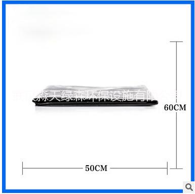 物业保洁垃圾袋50*60cm 武汉垃圾袋优质生产厂家直销 黑色平口垃圾袋50*60cm