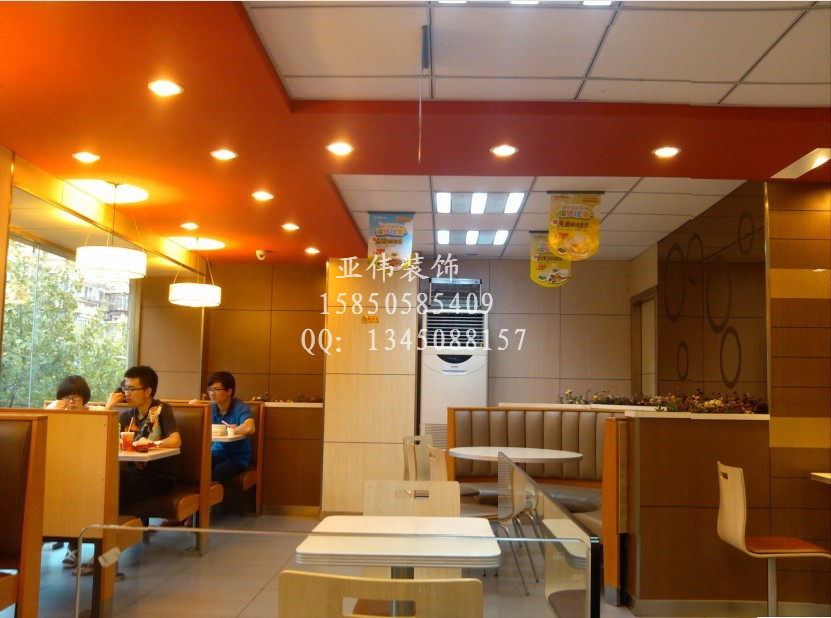 快餐店裝修設(shè)計圖片/快餐店裝修設(shè)計樣板圖 (4)