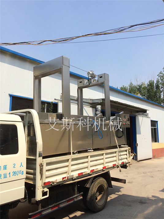 速凍食品連續(xù)油炸機圖片