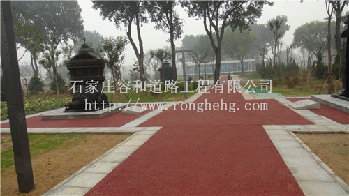 石家莊透水地坪壓印地坪圖片
