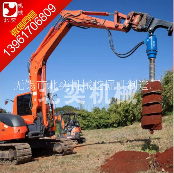 光伏螺旋地樁機(jī)，液壓螺旋線桿鉆，打樁機(jī) 地基，建筑地基打樁機(jī)
