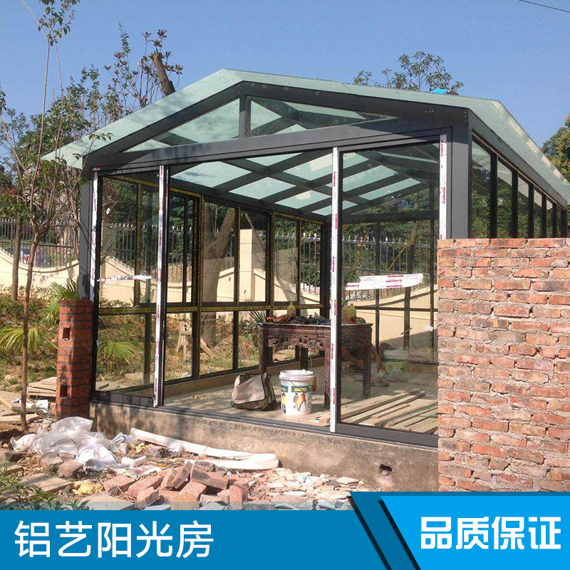 鋁藝陽光房 維多利亞式水晶閣陽光房 別墅陽光房 鋁合金結構玻璃陽光房
