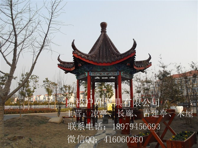 古建亭施工圖圖片