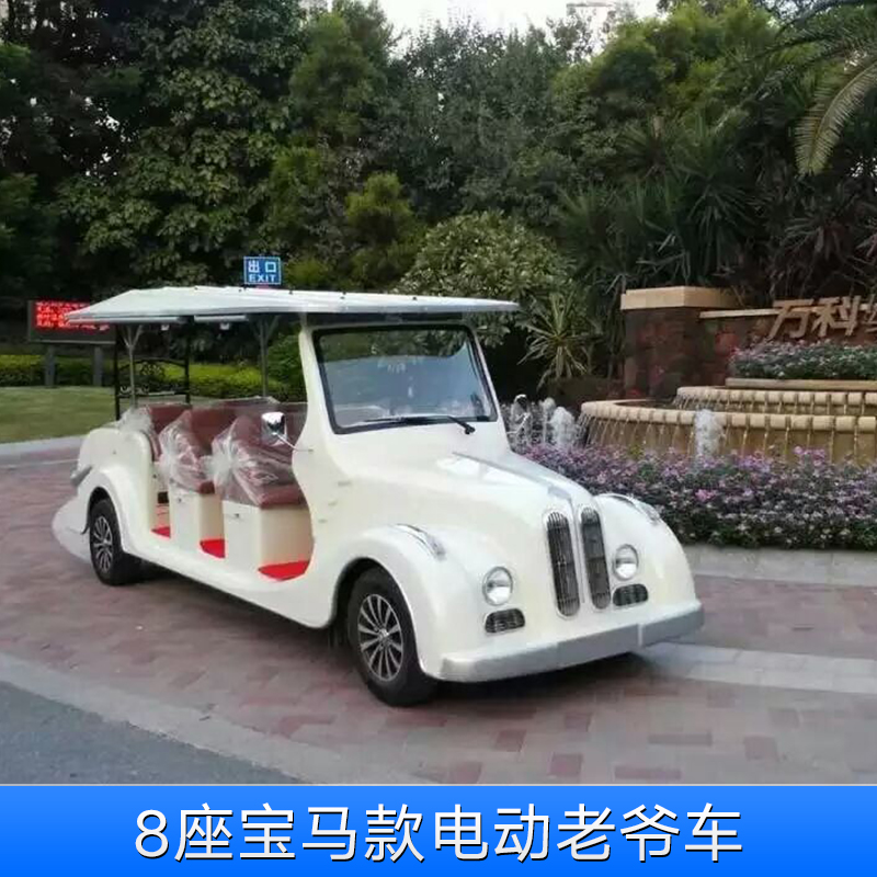 8座寶馬款電動(dòng)老爺車 豪華復(fù)古老爺車 看樓接待老爺車 8人座老爺