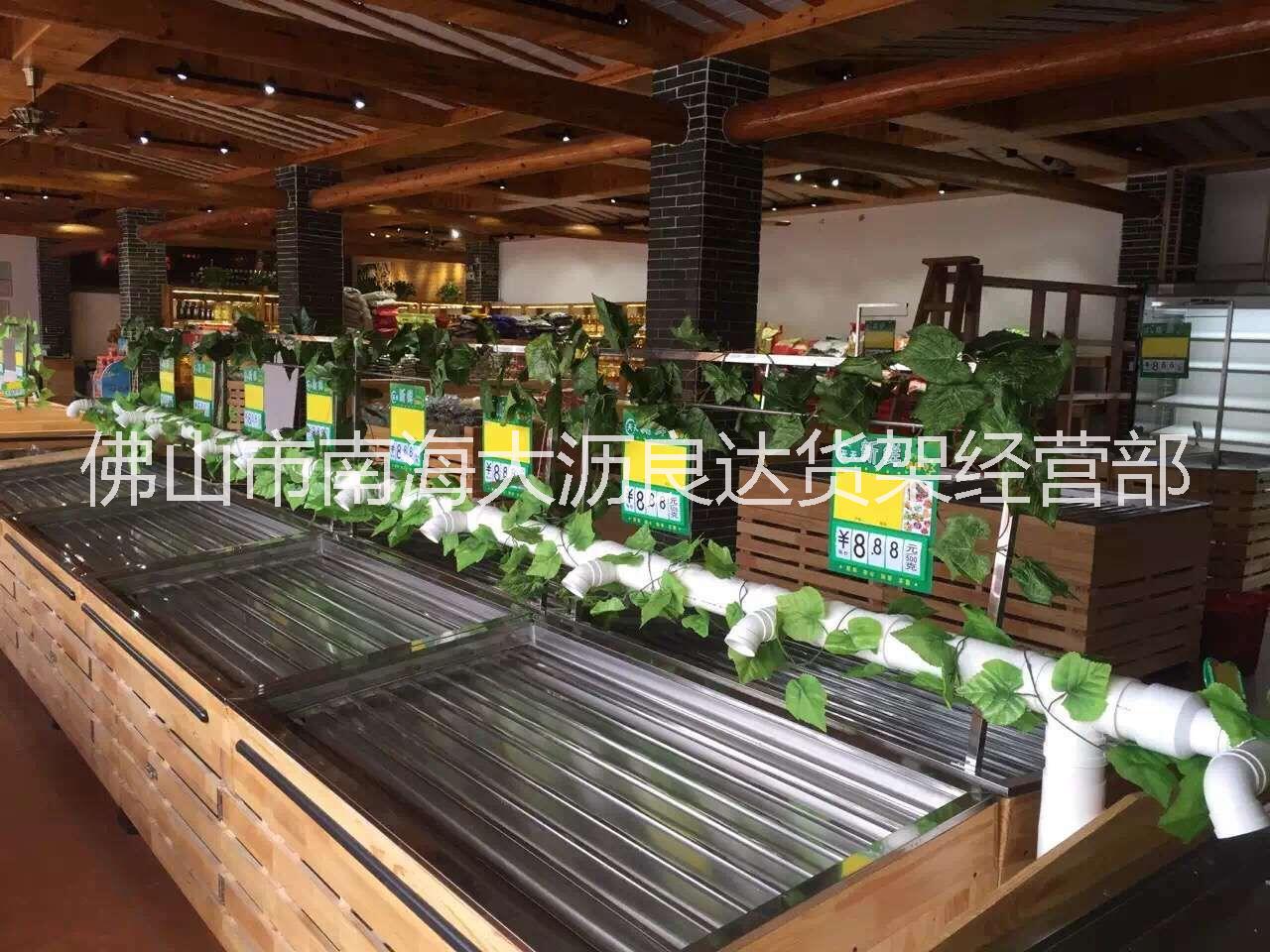 木質(zhì)水菜架圖片/木質(zhì)水菜架樣板圖 (2)