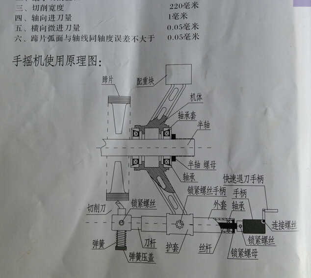 手搖蹄片機/光剎車片/蹄剎車片/圖片/手搖蹄片機/光剎車片/蹄剎車片/樣板圖 (2)