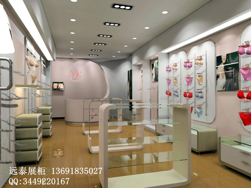 內(nèi)衣展示柜設(shè)計(jì)展柜專業(yè)制作廠家圖片