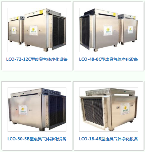 皮革皮具厂废臭气治理设备制造商晶灿环保  LCO-48-8C型废气处理设备图片