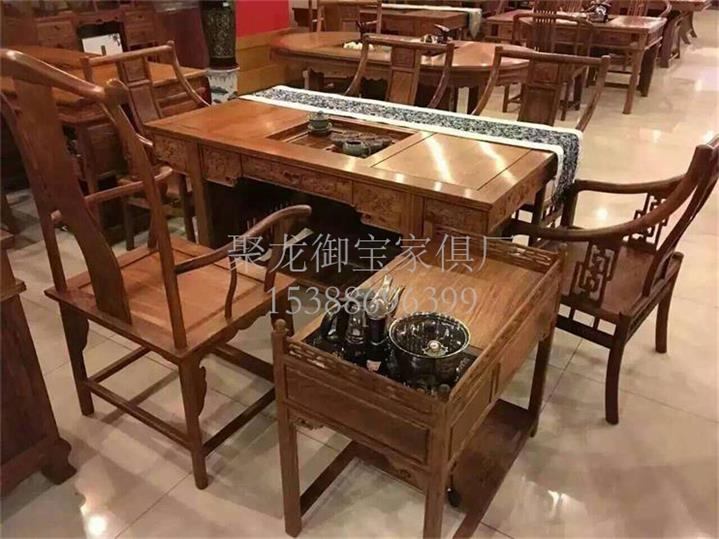西安紅木茶桌，榆木茶桌，仿古茶桌