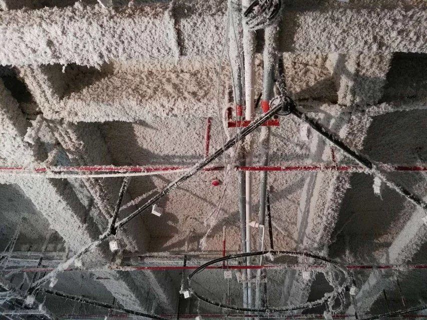 西安無機(jī)纖維噴涂 廠房隔音噴涂 體育館吸音噴涂