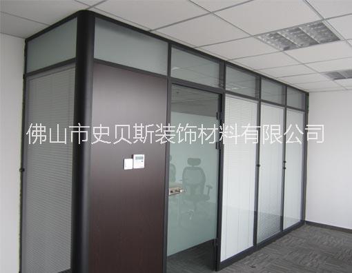 專業(yè)承接 雙玻百葉隔斷成品工程
