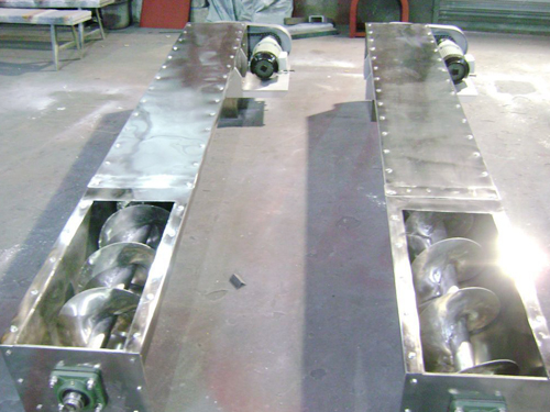 不銹鋼螺旋輸送機的材質與適用圖片