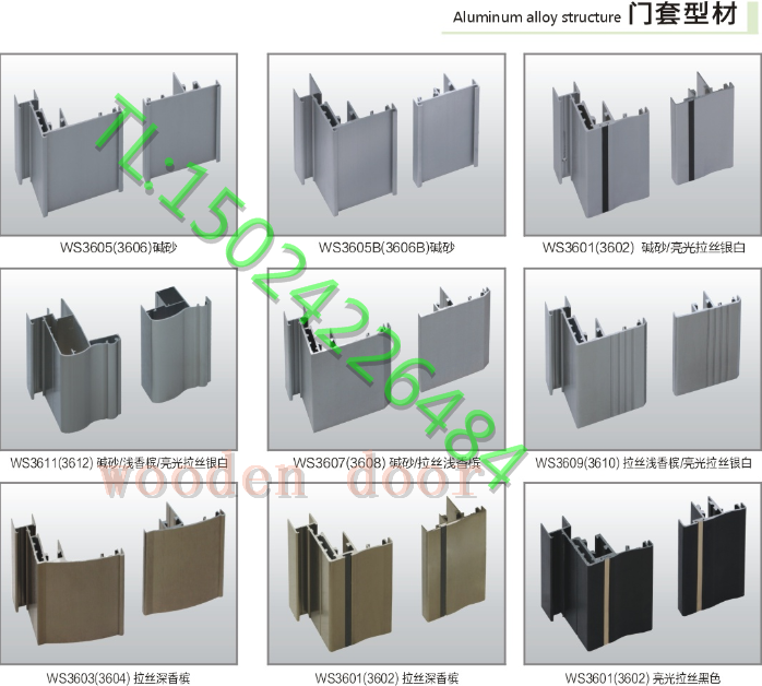生态门门套门套线铝合金门套线图片