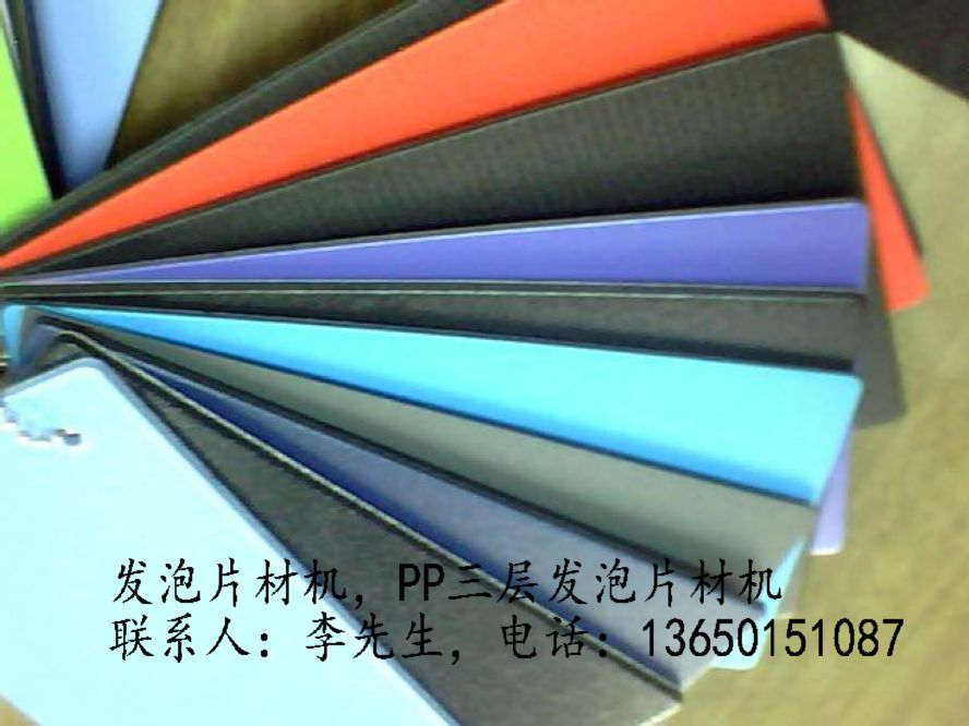 PP發(fā)泡片材機(jī)圖片/PP發(fā)泡片材機(jī)樣板圖 (2)
