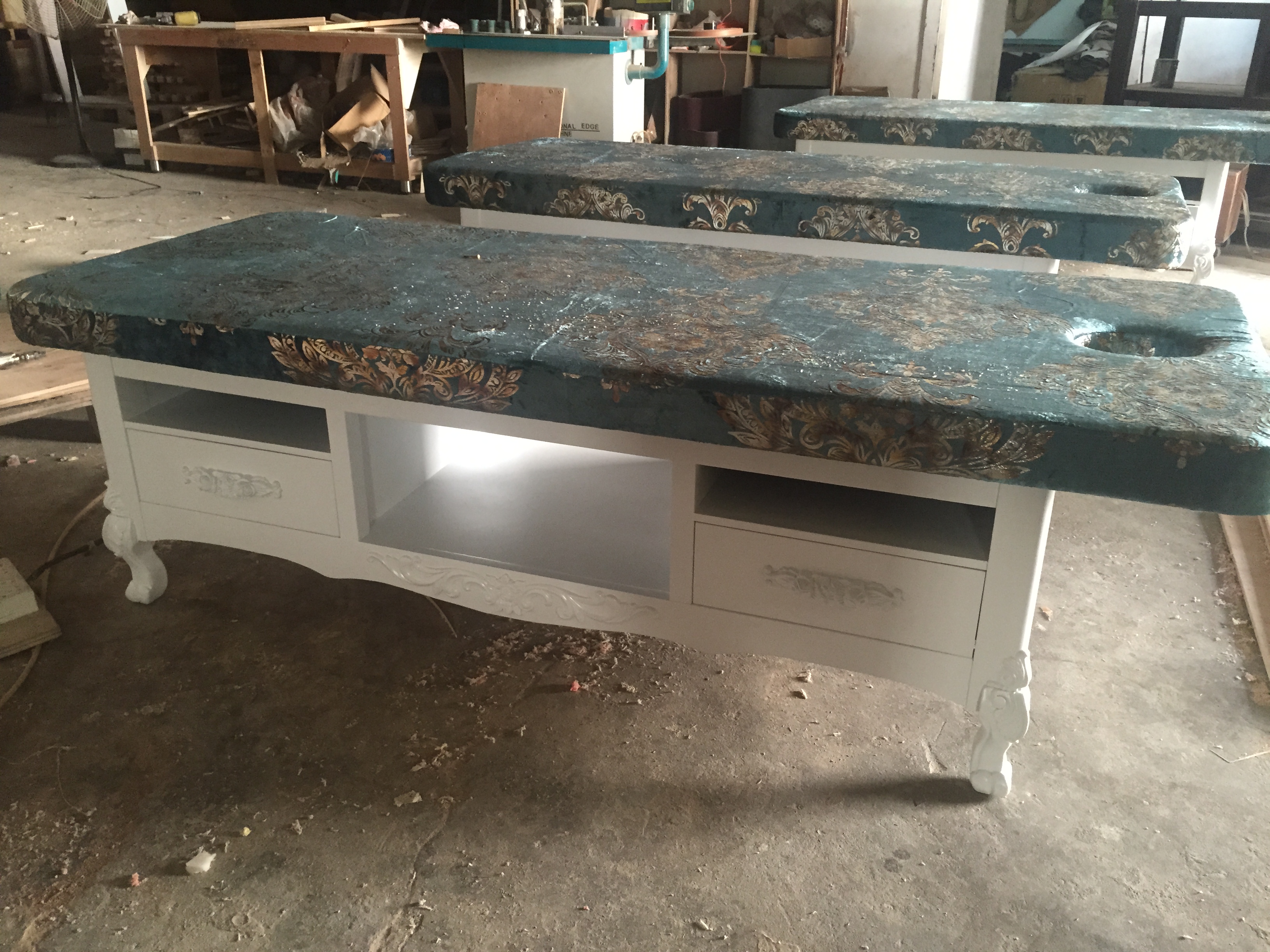 歐式實木按摩床 歐式風格美容床圖片/歐式實木按摩床 歐式風格美容床樣板圖 (3)