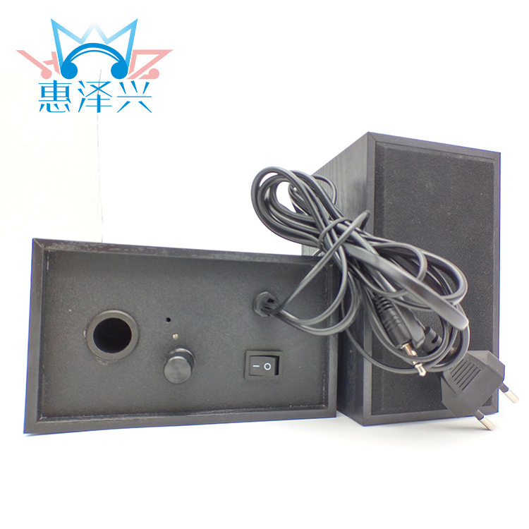 廠家定制木質音箱 AC電源有源音響 家庭影院hifi桌面音響電腦對箱