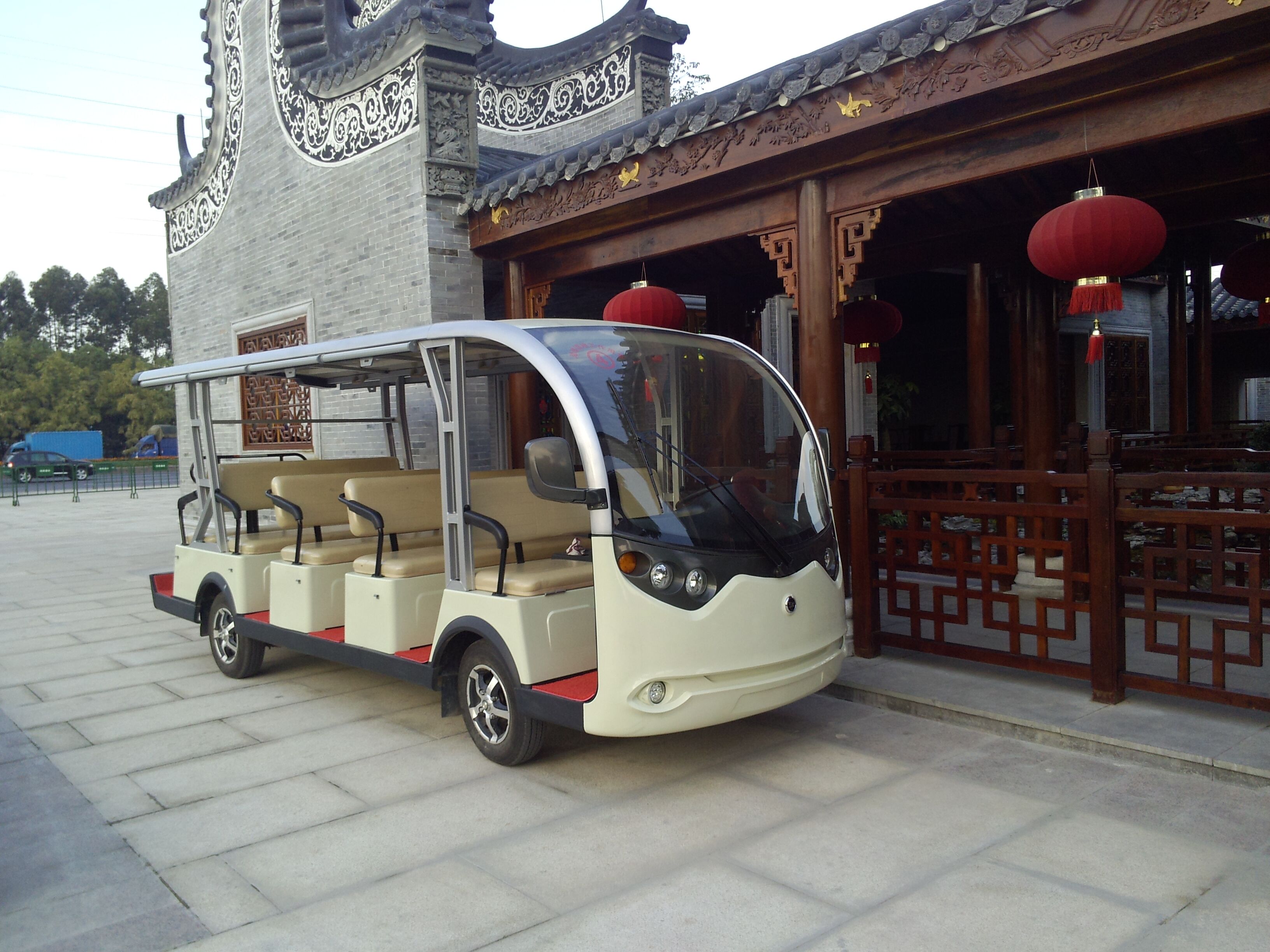 廣東11座電動(dòng)觀光車出售，旅游景區(qū)游覽車，廠家直銷/批發(fā)。