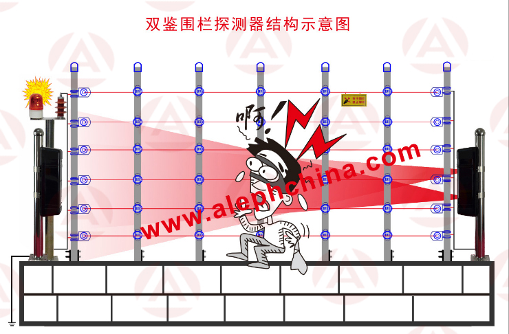 供应两光束双鉴围栏探测器 广东出售