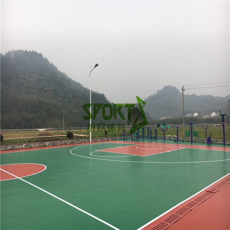 塑膠籃球場圖片