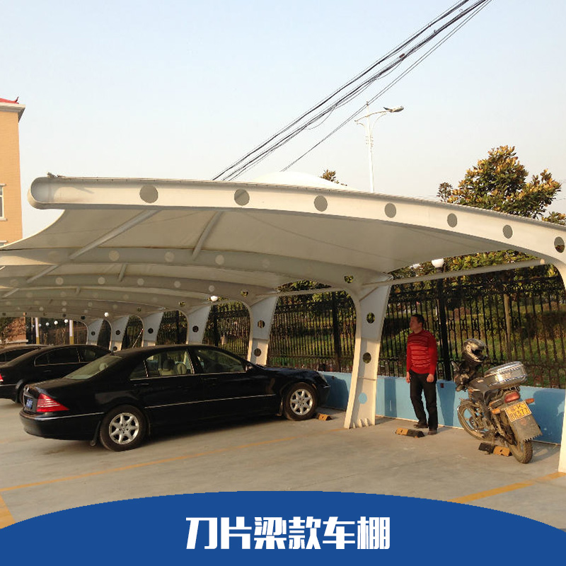 刀片梁款車棚圖片/刀片梁款車棚樣板圖 (4)