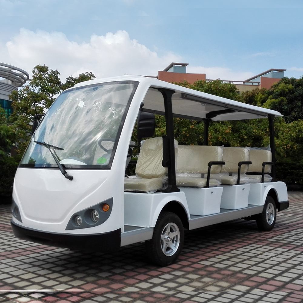 廣東豪華11座電動觀光車圖片