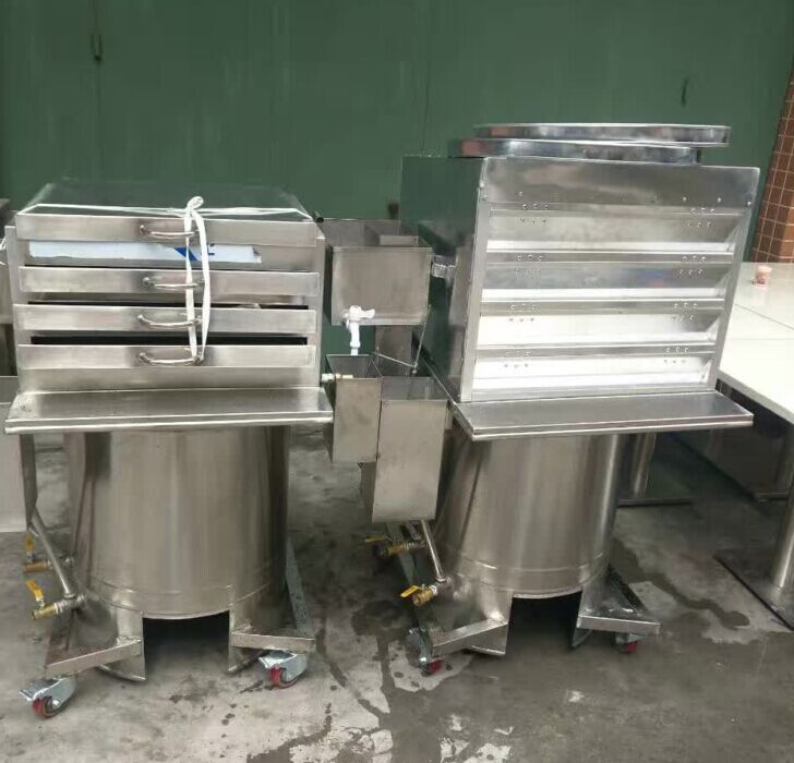 深圳高壓蒸腸粉機價格，羅定特色三層四托腸粉爐圖片大全