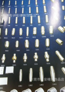 廠家供應(yīng)不銹鋼皮繩扣 米?？?飾品繩扣 不銹鋼小米扣 手鏈項鏈繩扣