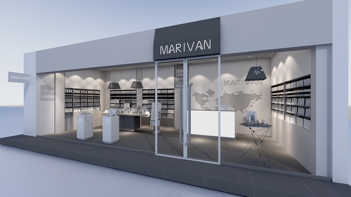 供應(yīng)招牌護(hù)膚品專賣店設(shè)計(jì)/店面/招牌/門頭/形象店/品牌店設(shè)計(jì)