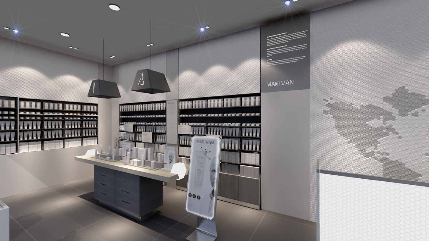 護膚品專賣店設計圖片/護膚品專賣店設計樣板圖 (3)