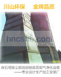 麻石塔除塵脫硫脫硝一體化裝置